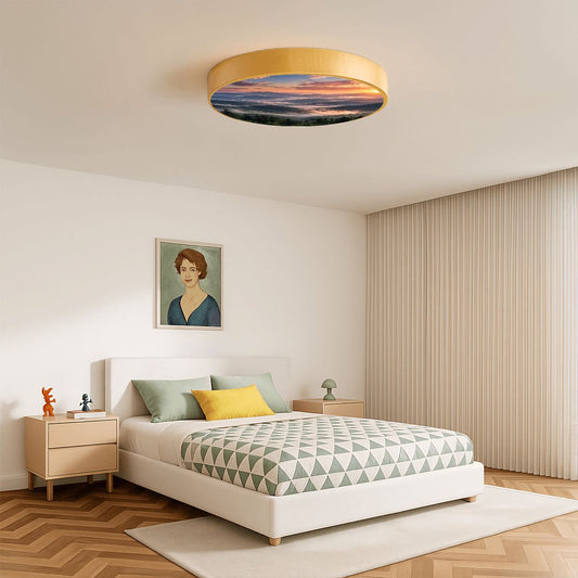 Smokey Moutains, Flush Mount Ceiling Light