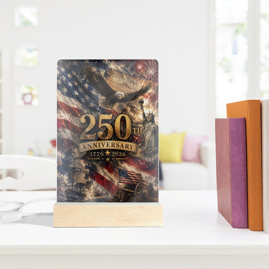 Patriotic, Acrylic Night Light