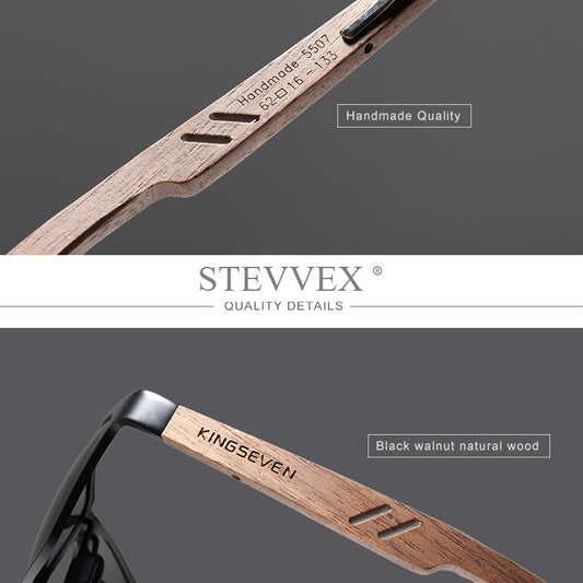 Luxury Bamboo Wood Design Polarized Elegant High Quality Men Sunglasses Mirror Lens Handmade Fashion UV400 Eyewear Accessories