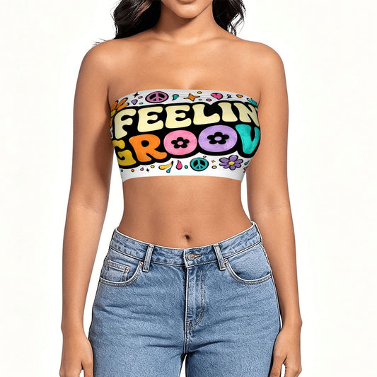 Women's Strapless Tube Top 70's