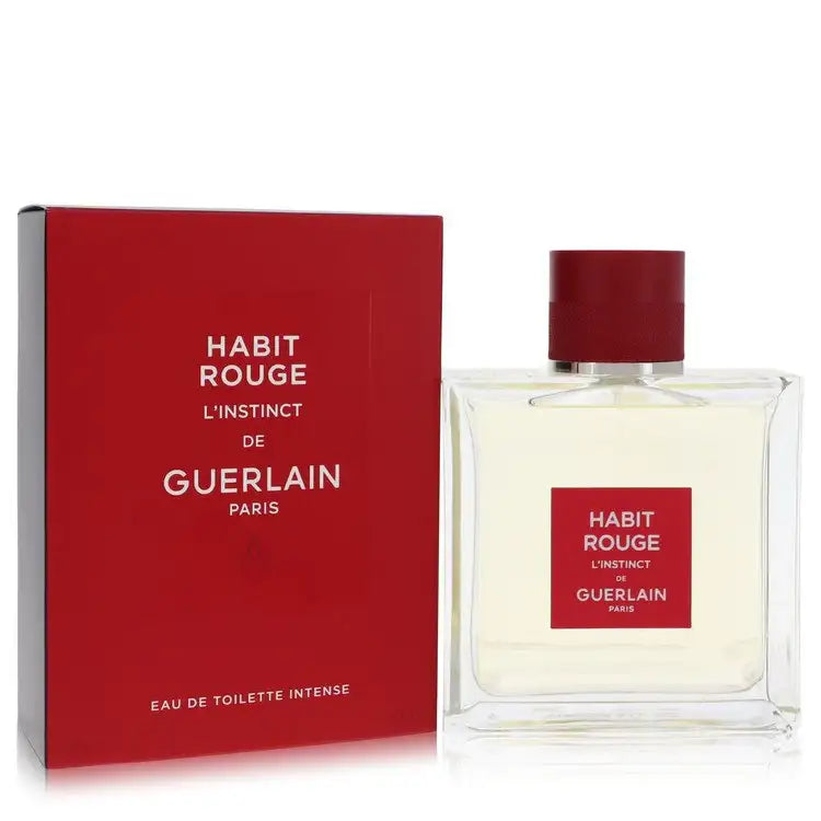 Habit Rouge L'instinct Toilette Intense By Guerlain Cologne for Men