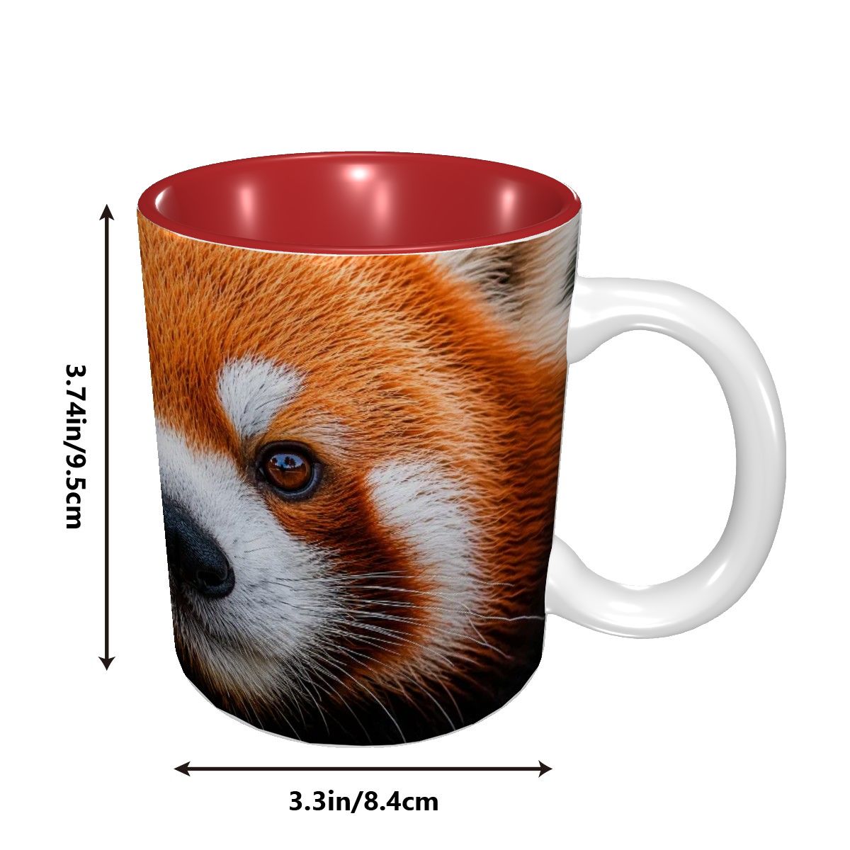 Red Panda, Ceramic Coffee Mugs (11oz)
