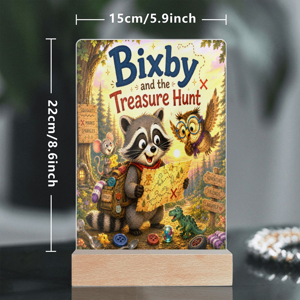 Bixby, Photo Night Light Acrylic