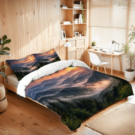 Smokey Moutains, Queen Comforter Set