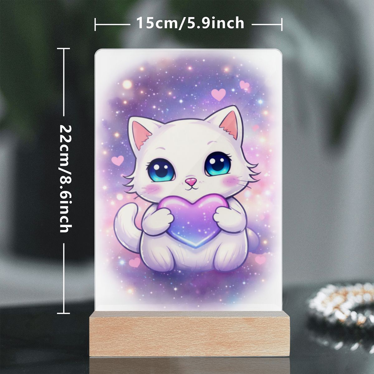 Kitten, Photo Night Light