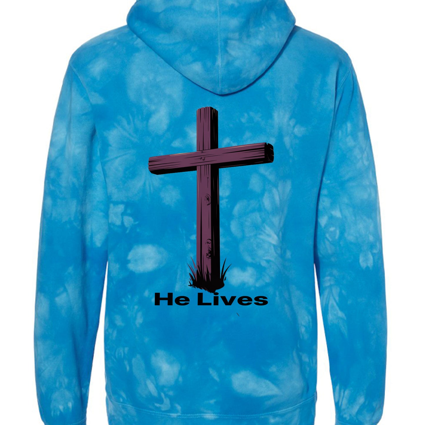 Tie Dye Aqua Blue - PRM4500TD - BACK