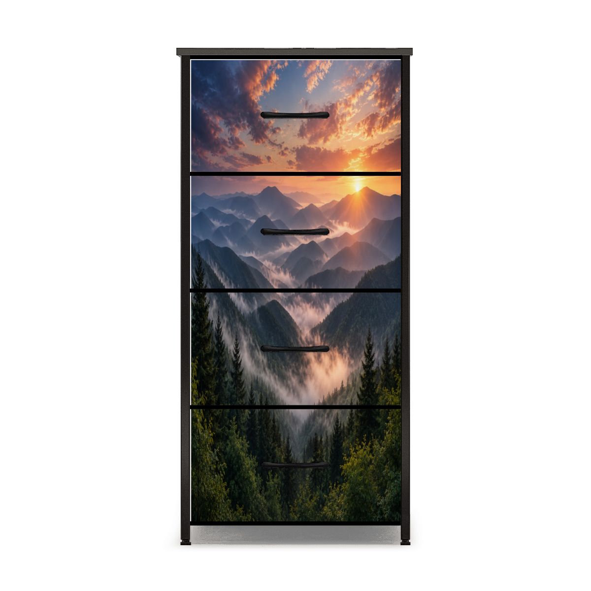 Smokey Mountains, 4Drawer Dresser (Made in USA)