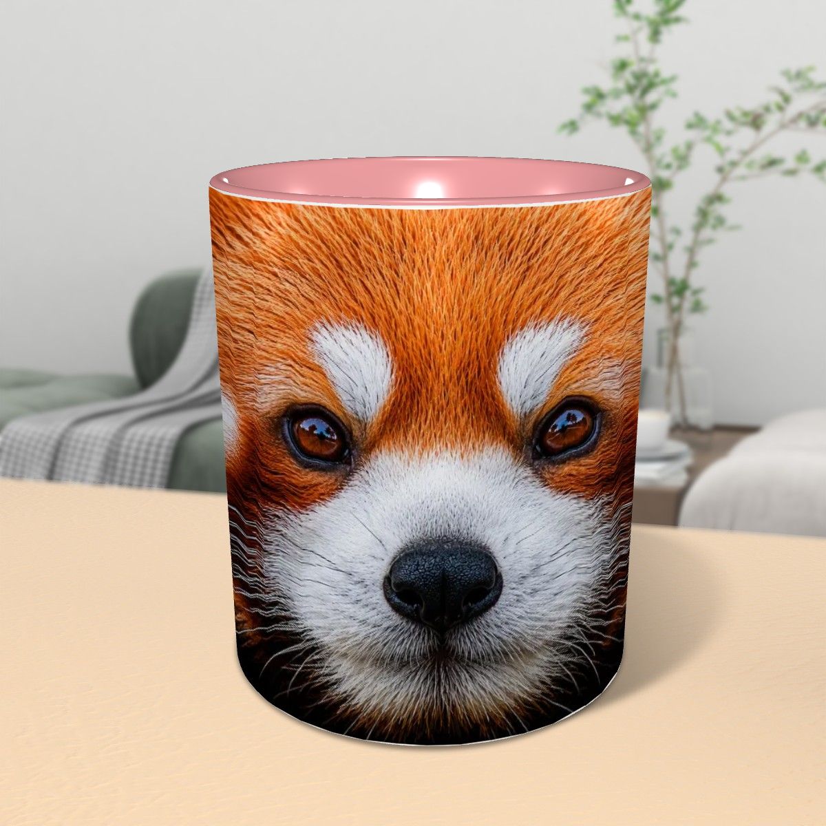 Red Panda, Ceramic Coffee Mugs (11oz)