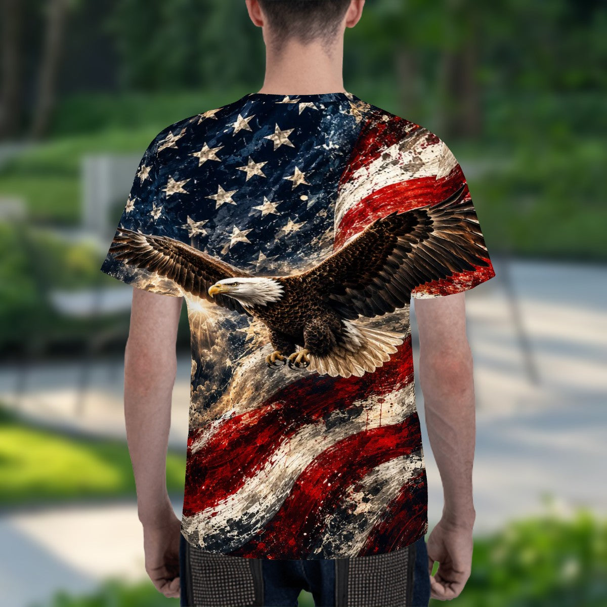 Patriotic, Men's Crew Neck TShirt