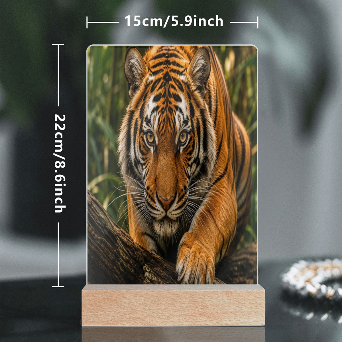 Tiger, Acrylic Night Light