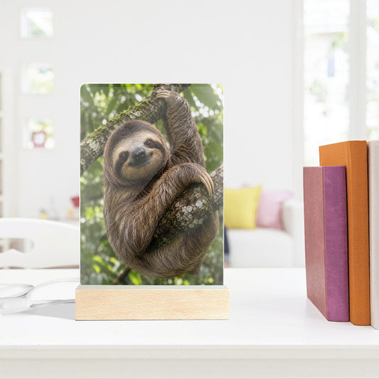 Sloth, Acrylic Night Light