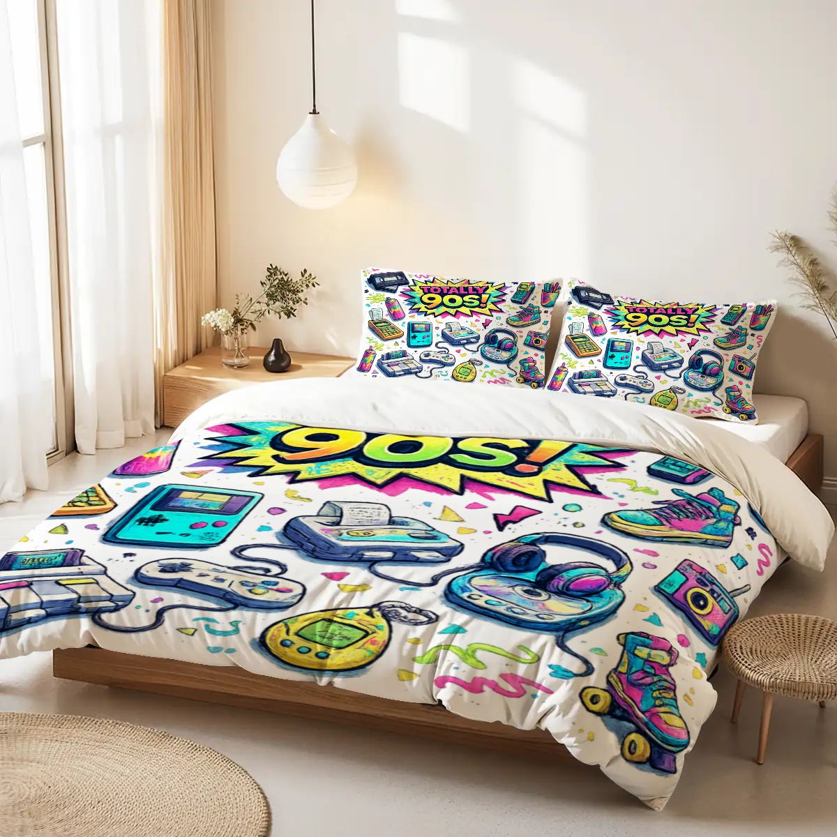 90's, Queen Duvet Cover Set