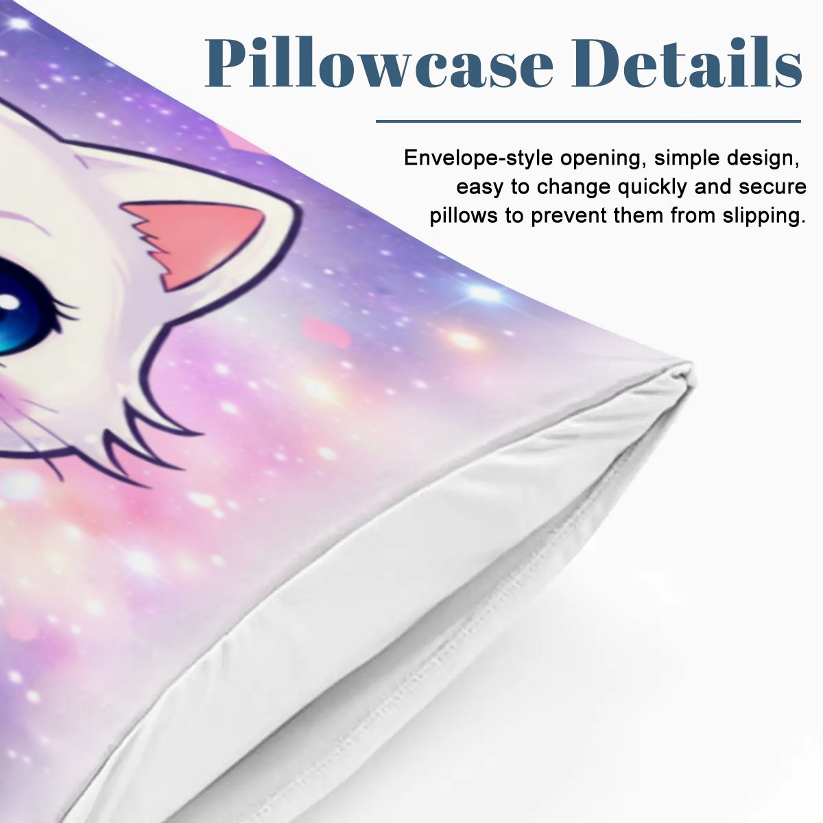 Kitten, Twin Duvet Cover Set 68"x86"