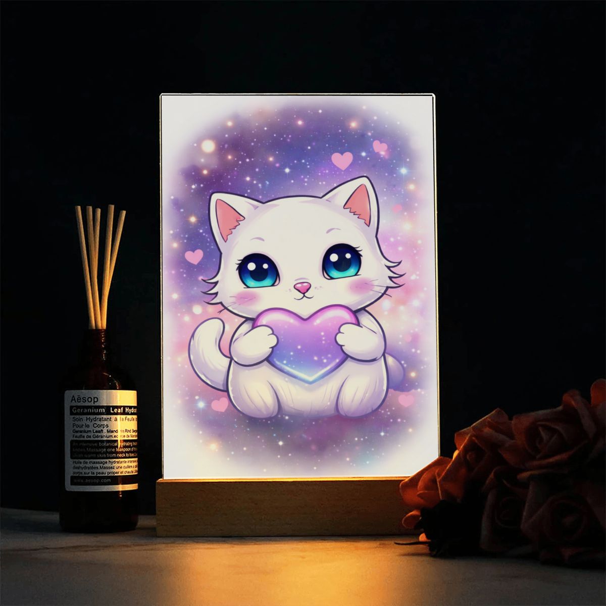 Kitten, Photo Night Light