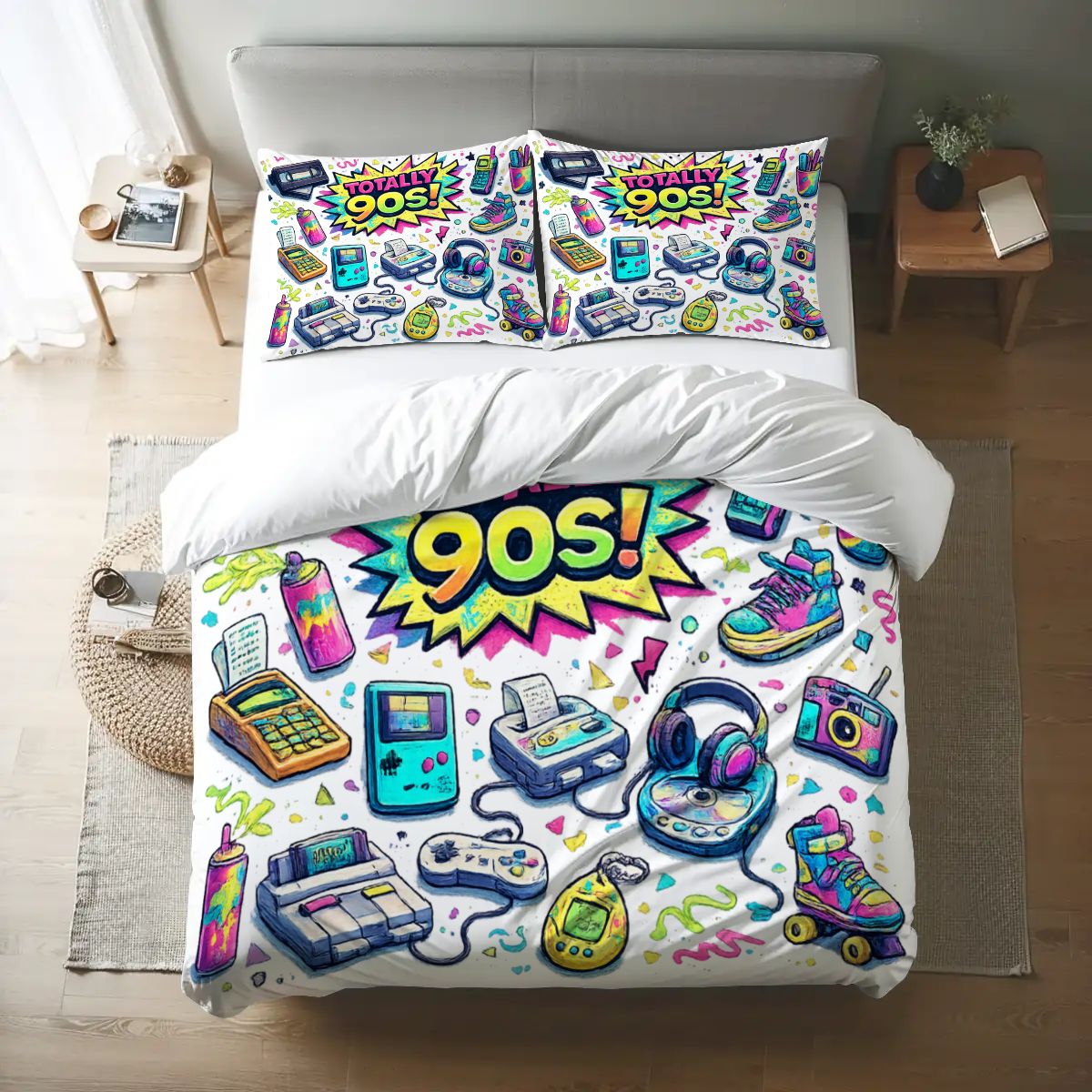 90's, Queen Duvet Cover Set