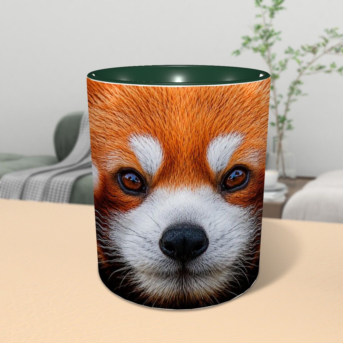 Red Panda, Ceramic Coffee Mugs (11oz)