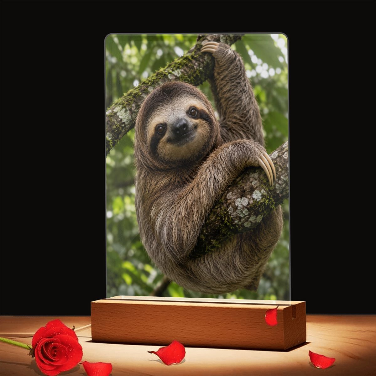 Sloth, Acrylic Night Light