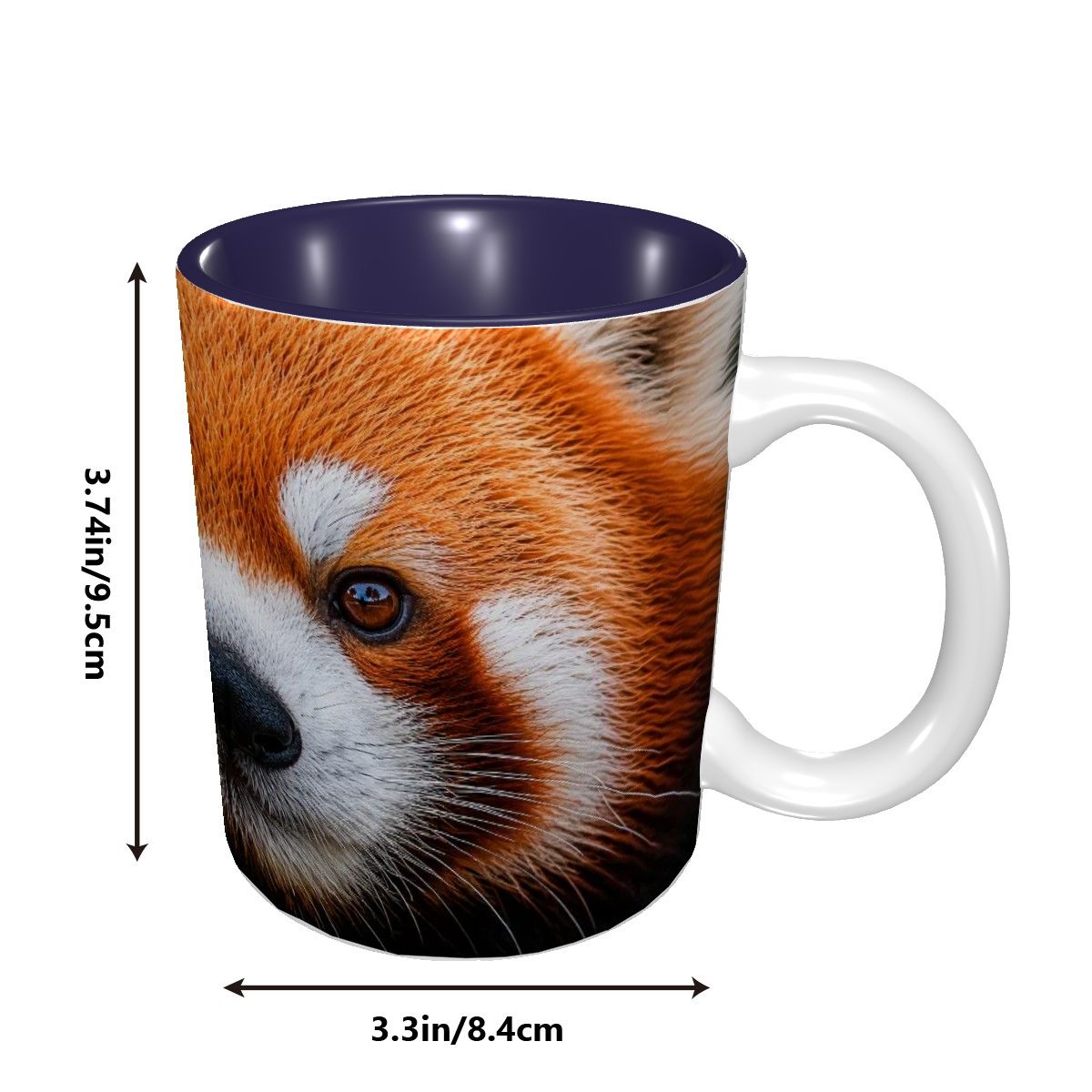 Red Panda, Ceramic Coffee Mugs (11oz)
