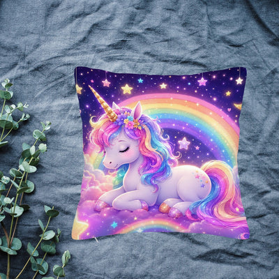 Unicorn, Plush Throw Pillow Covers (Doublesided Design)