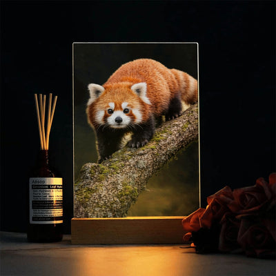 Red Panda, Acrylic Night Light