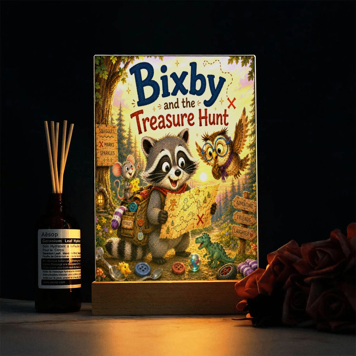 Bixby, Photo Night Light Acrylic