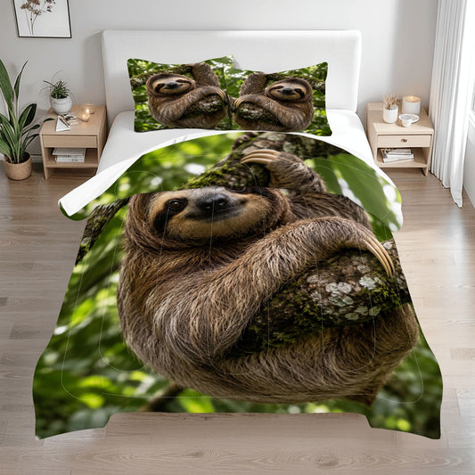 Sloth, Queen Comforter Set
