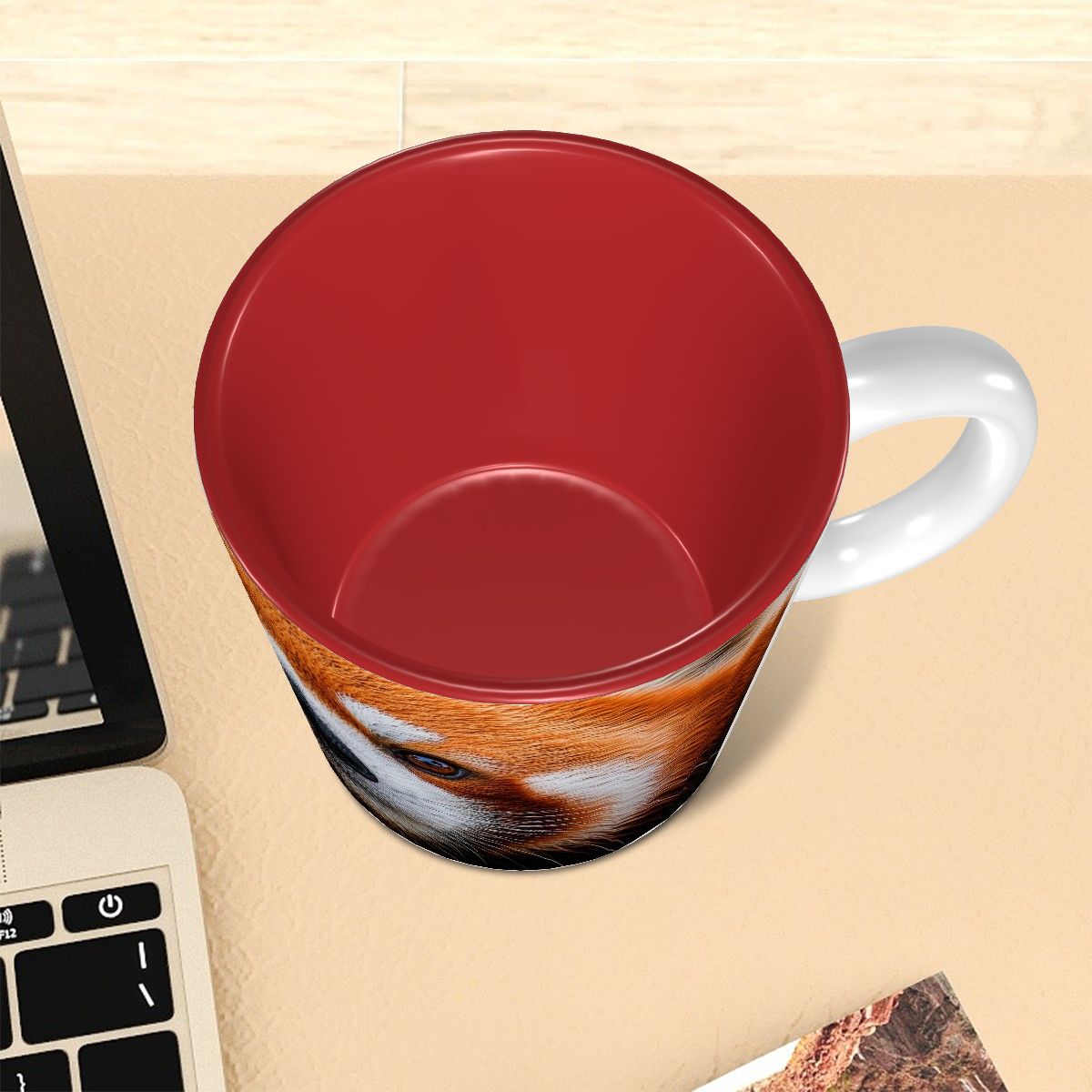 Red Panda, Ceramic Coffee Mugs (11oz)