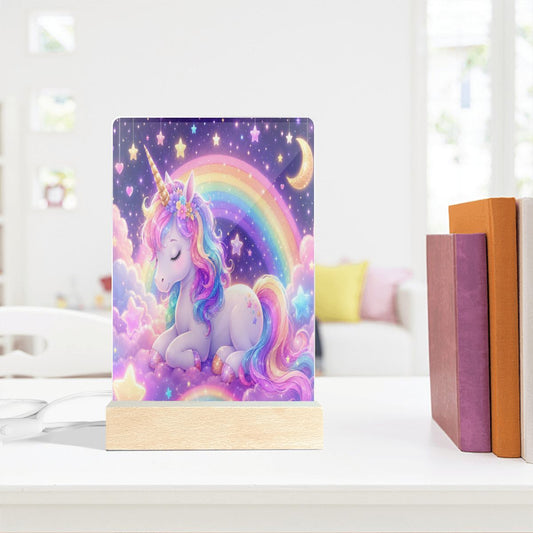 Unicorn, Acrylic Night Light