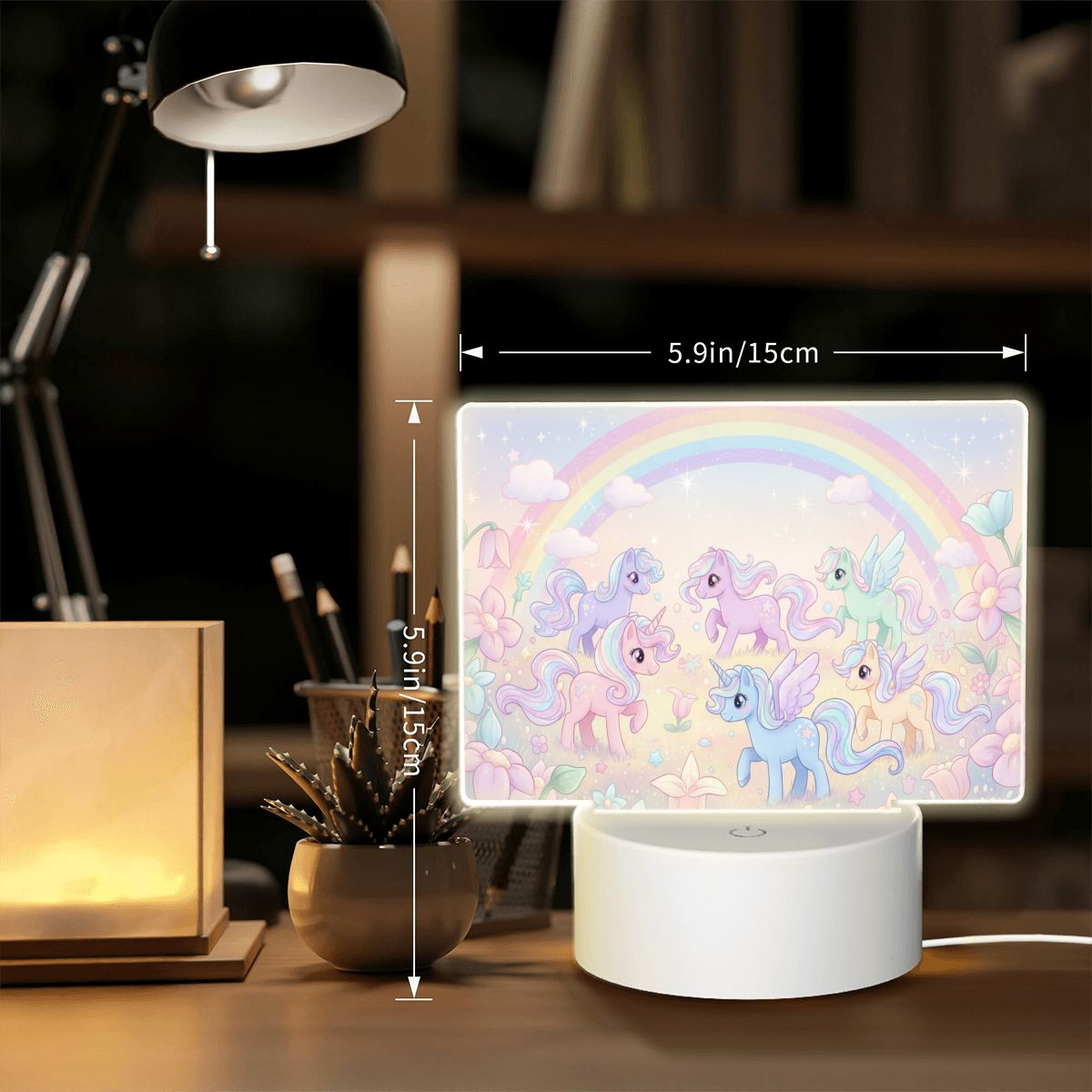Unicorn Acrylic Night Light