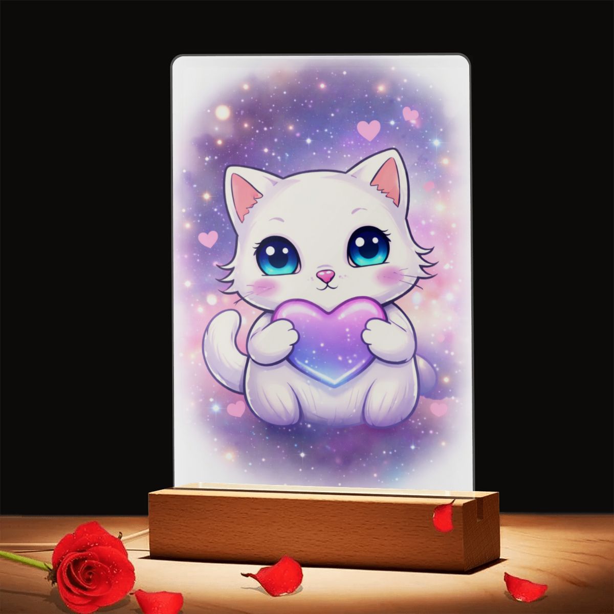 Kitten, Photo Night Light