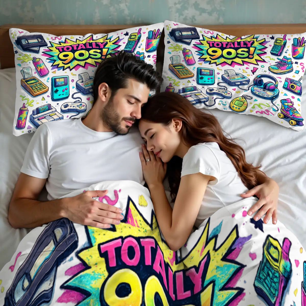 90's, Queen Duvet Cover Set