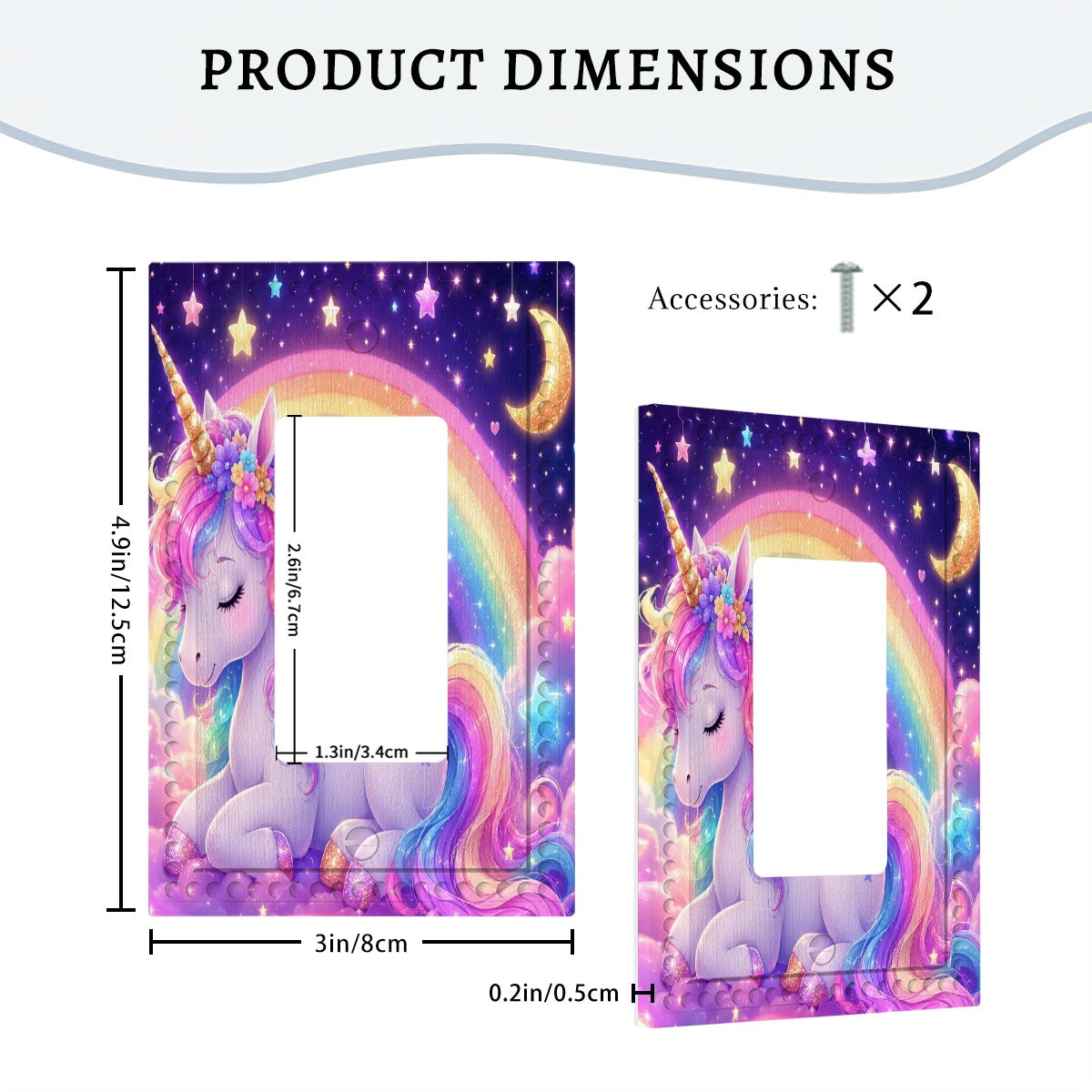 Unicorn2, Pattern Switch Cover 1Gang