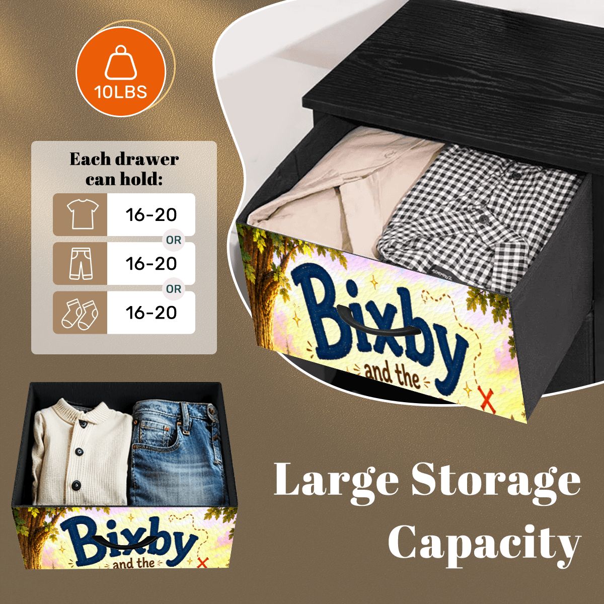 Bixby, 4Drawer Dresser (Made in USA)