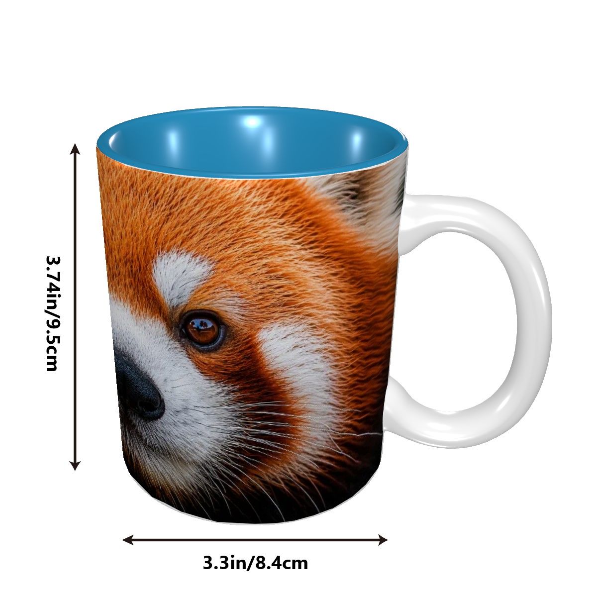Red Panda, Ceramic Coffee Mugs (11oz)