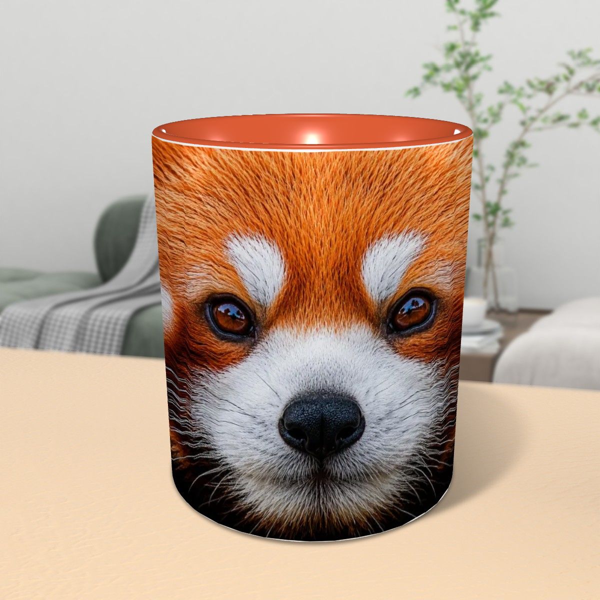 Red Panda, Ceramic Coffee Mugs (11oz)