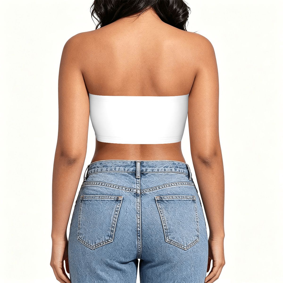 Women's Strapless Tube Top 70's
