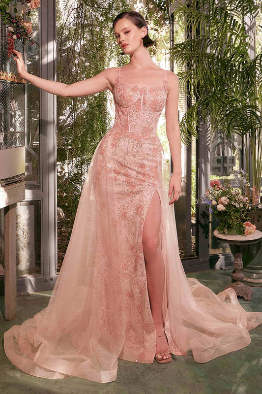 Andrea & Leo A1382 Dress Tulle Daisy Overskirt Gown