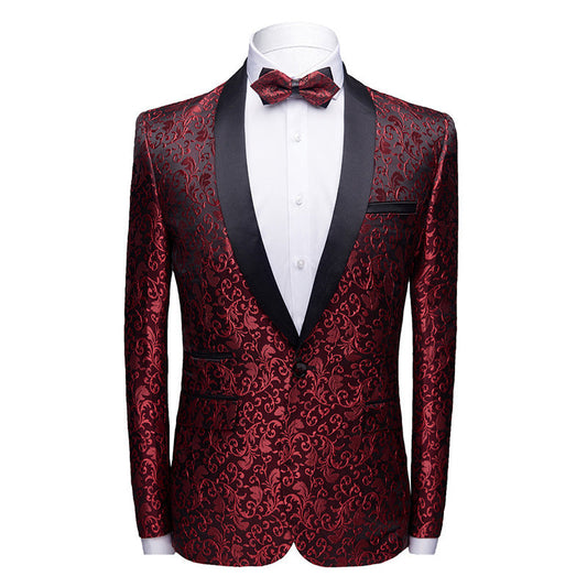 3 Piece Suit Slim Fit Blazer Pants & Vest Men's