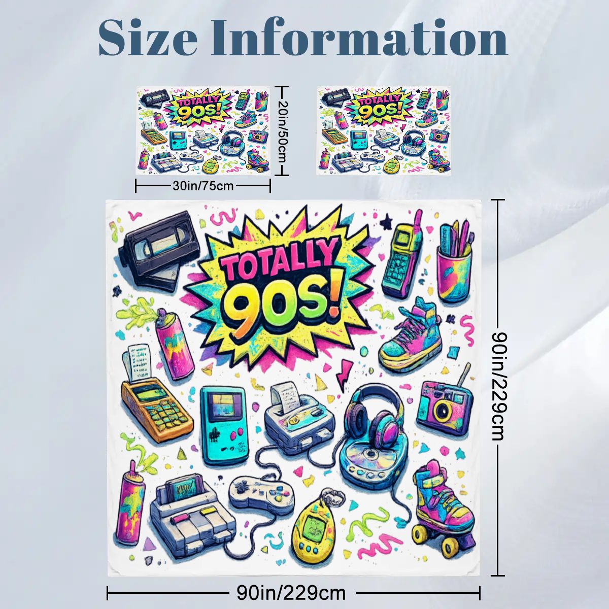 90's, Queen Duvet Cover Set