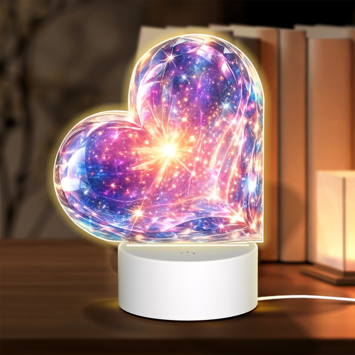 Heart Acrylic Night Light