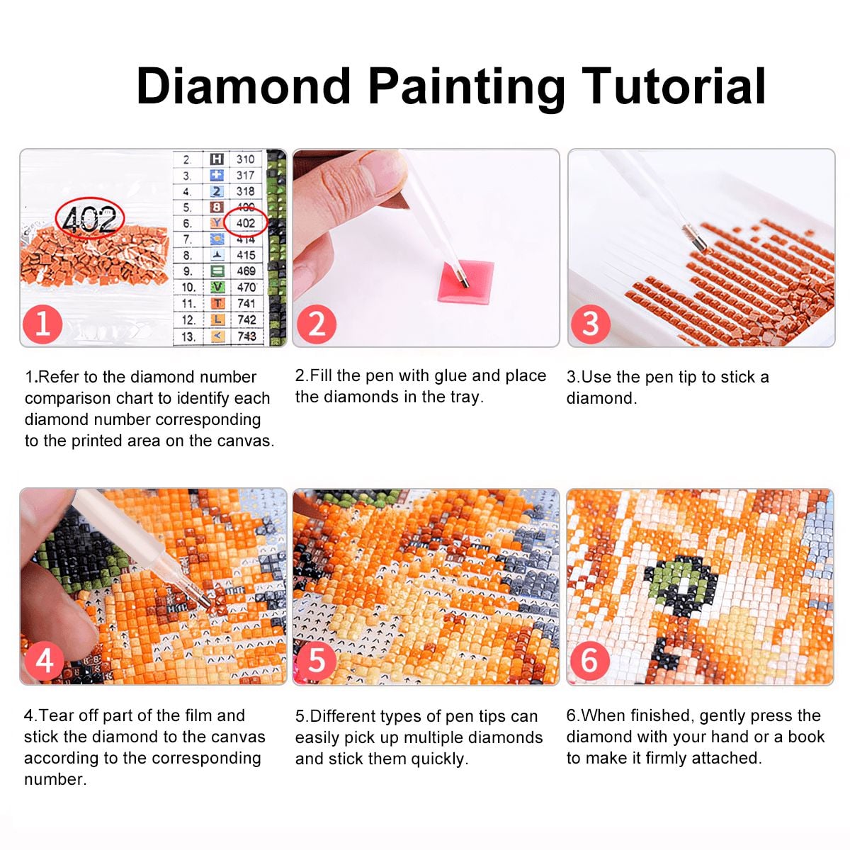 Red Panda DIY Diamond Painting with Frame