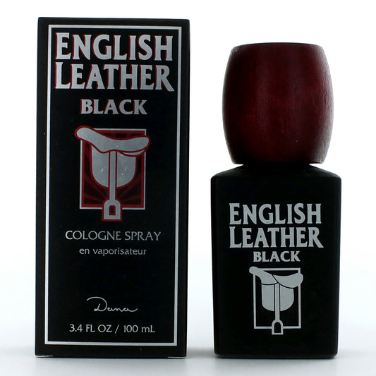 English Leather Black by Dana, 3.4 oz Cologne Spray for Men