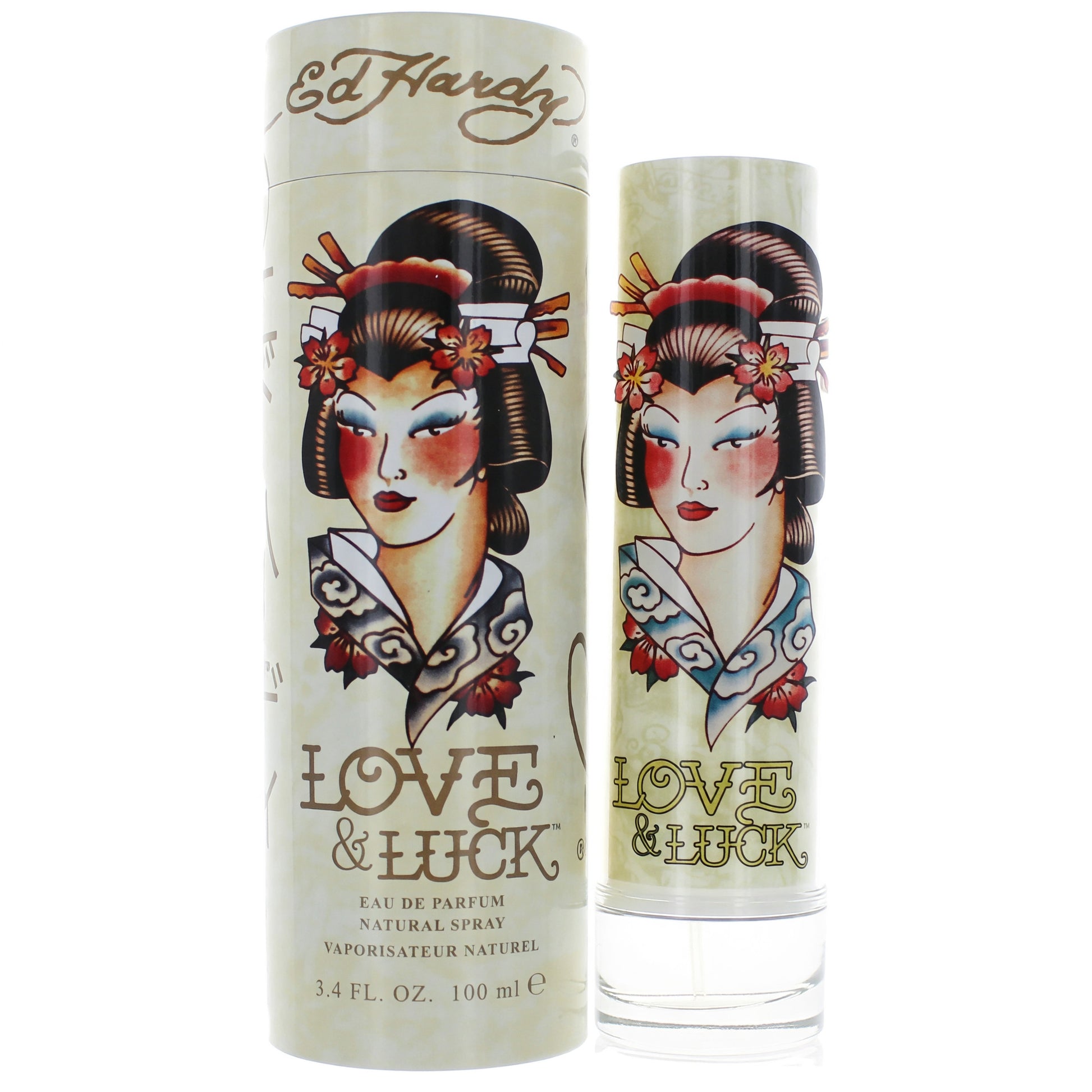 Ed Hardy Love & Luck by Christian Audigier, 3.4 oz EDP Spray for Women