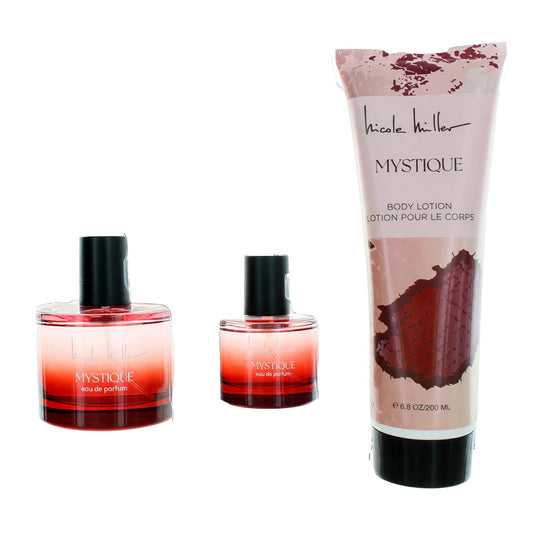 Mystique by Nicole Miller, 3 Piece Gift Set for Women