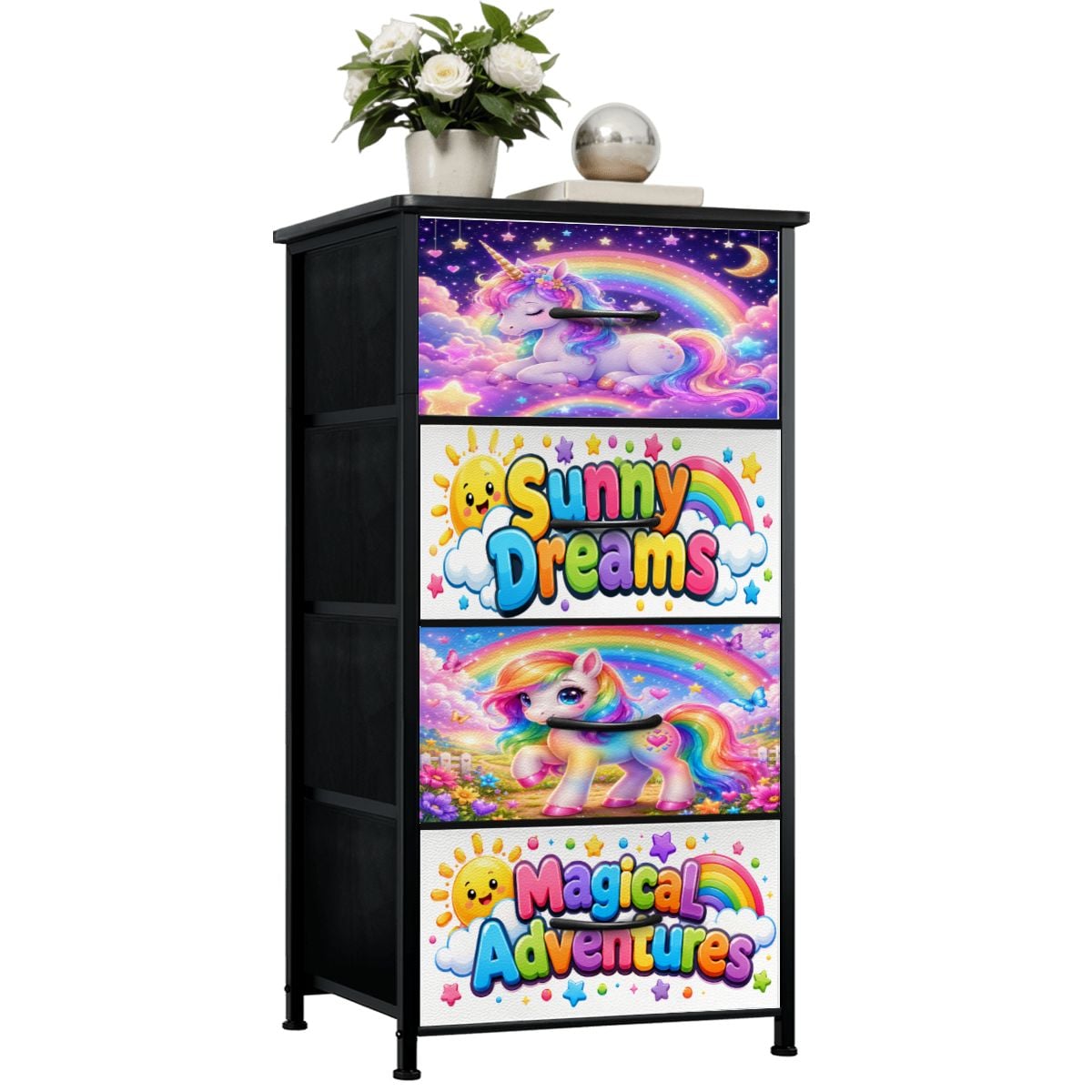 Unicorn, 4Drawer Dresser (Made in USA)