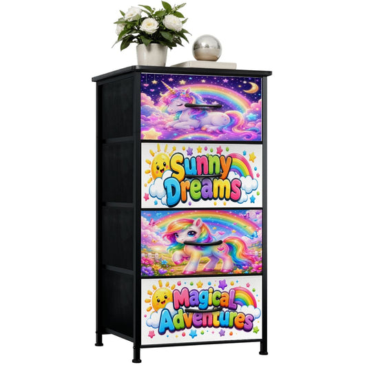 Unicorn, 4Drawer Dresser (Made in USA)