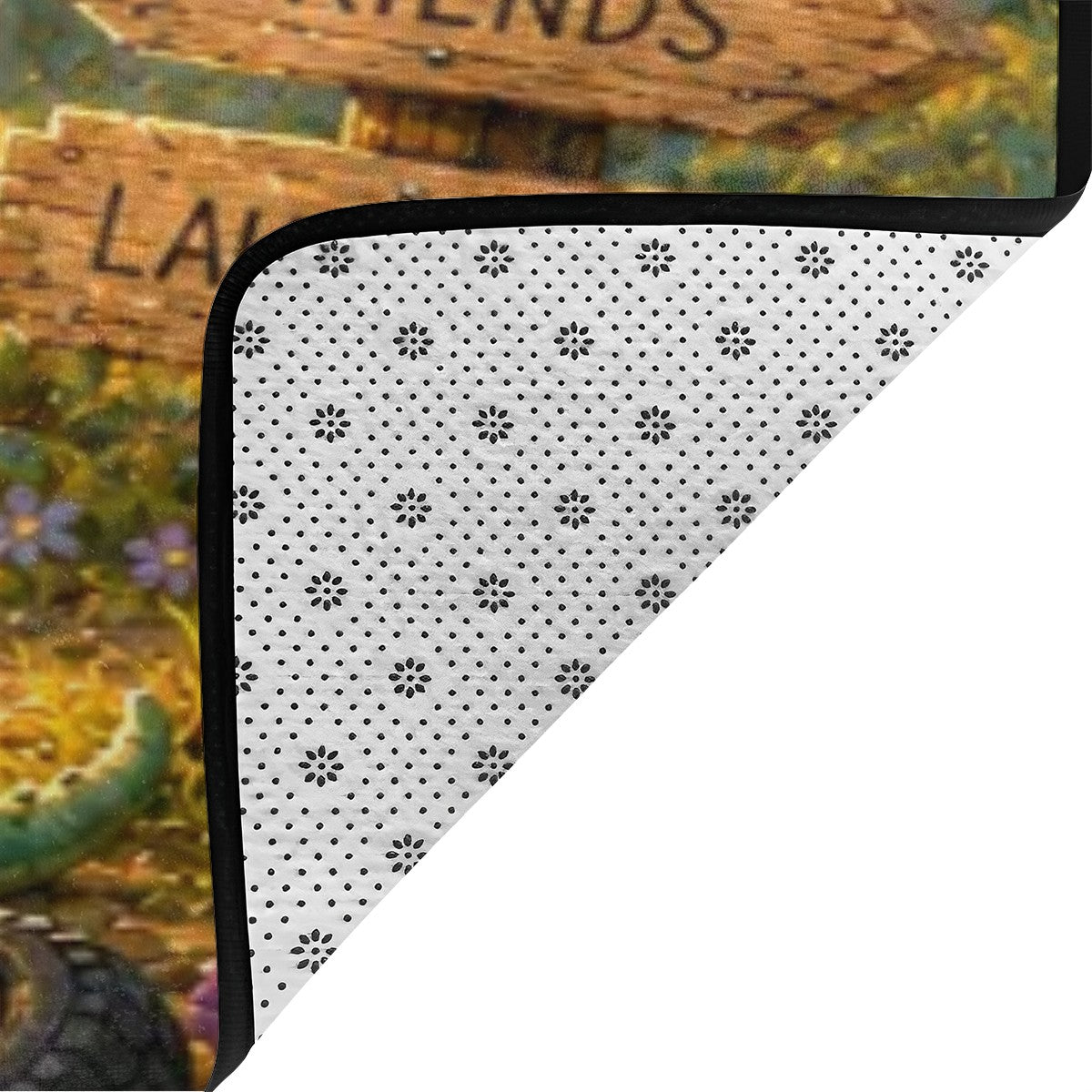 Bixby, Large Flannel Non Slip Area Rug (4:3)