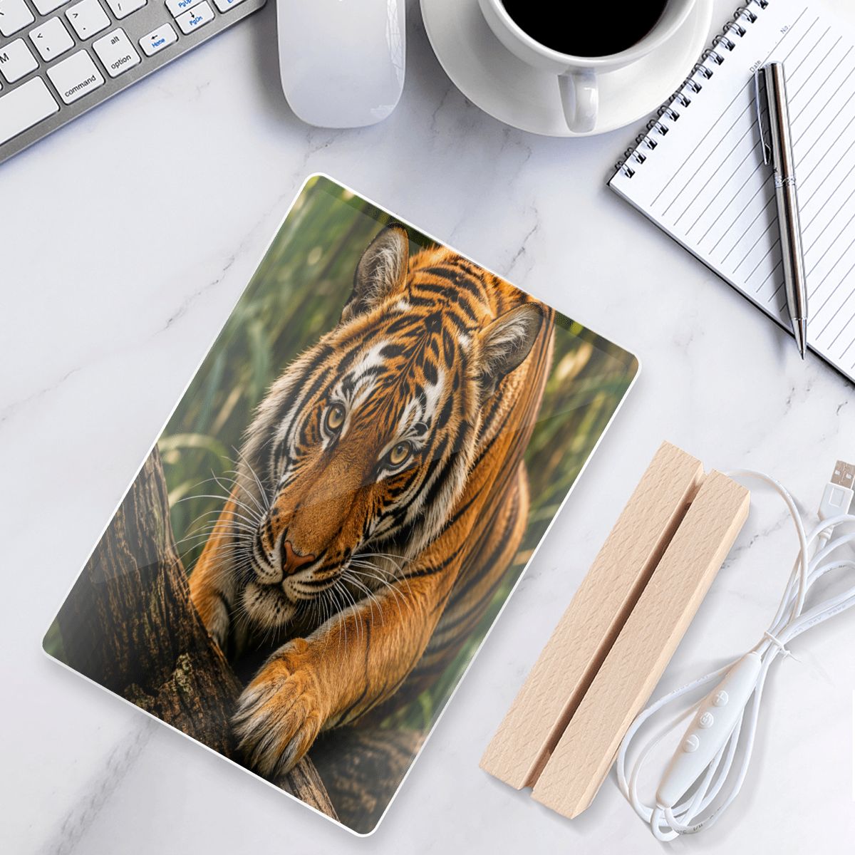 Tiger, Acrylic Night Light