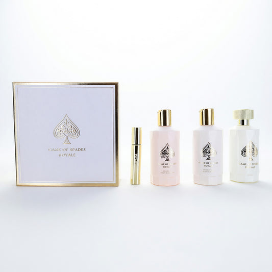 Game of Spades Royale by Jo Milano, 4 Piece Gift Set for Unisex