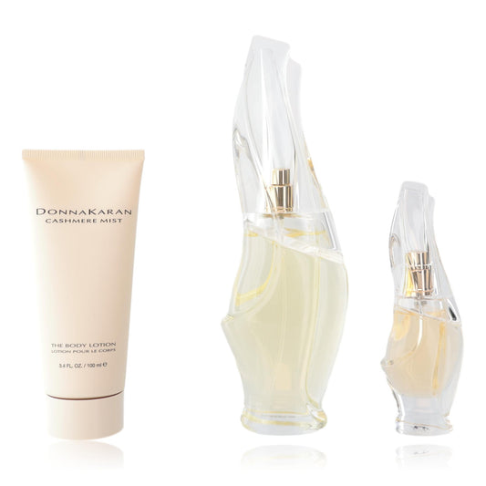 Cashmere Mist by Donna Karan, 3 Piece Set for Women New